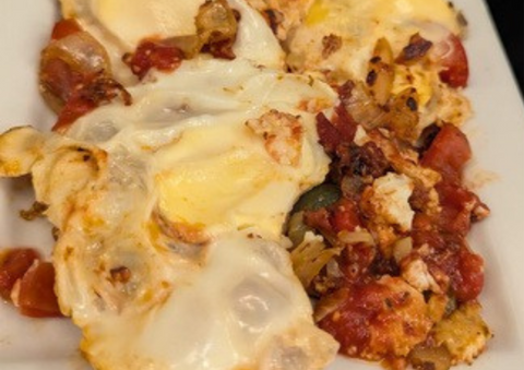NYC Bagel with Shakshuka