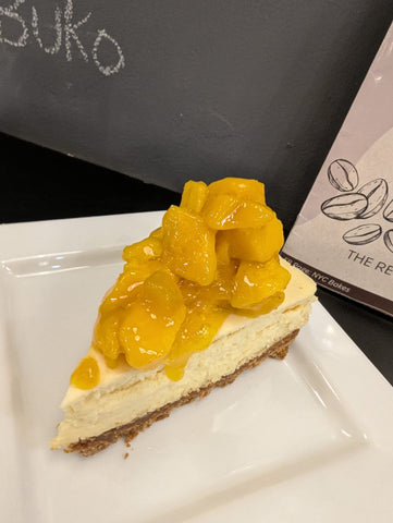 NYC Mango Cheesecake Slice