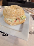 Avocado Salad in Bagel