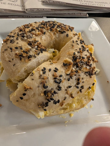 NYC Bagel with Egg Salad