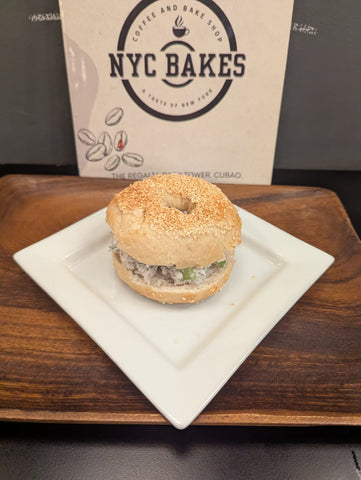 NYC Bagel with Tuna Fish Salad