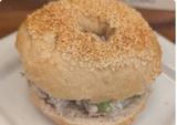 NYC Bagel with White Fish Salad