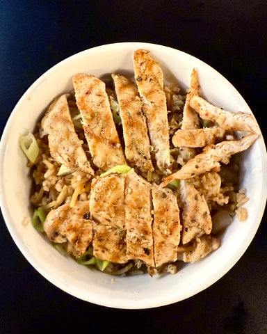 Philtalian Rice with Grilled Chicken