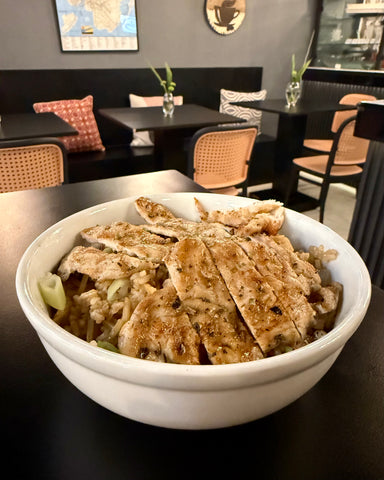 Philtalian Rice with Grilled Chicken