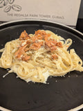 Fettuccine Alfredo With Salmon