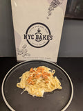 Fettuccine Alfredo With Salmon