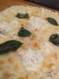 White Margherita Pizza Pie