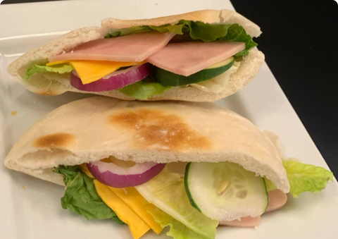 Ham and Cheese Pita