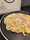 Fettuccine Carbonara Platter