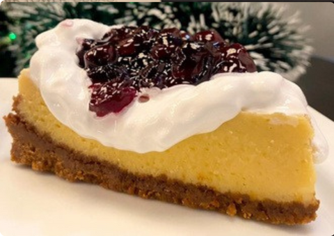 NYC Blueberry Cheesecake Slice