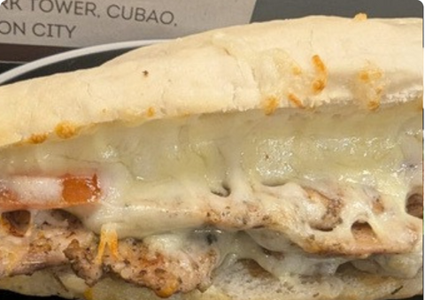 Toasted Grilled Chicken Hero w/ Melted Cheese
